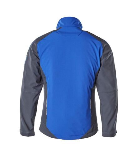 Mens Unique Dresden Soft Shell Jacket Royal Blue Dark Navy Mascot
