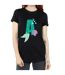 Disney Womens/Ladies Alphabet A Is For Ariel Cotton Boyfriend T-Shirt (Noir) - UTBI42671-3
