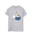 Disney - T-shirt FROZEN OLAF READING - Femme (Gris chiné) - UTBI24647-1