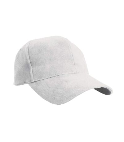 Result Pro Style Heavy Brushed Cotton Baseball Cap (Pack of 2) (White) - UTBC4241