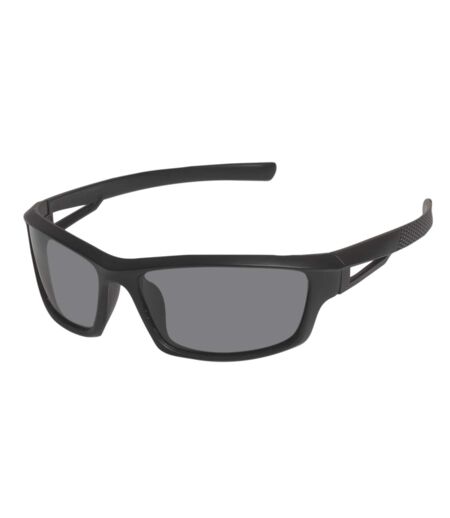 Isotoner Lunettes de soleil homme sport finition gomme, verres polarisants