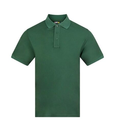 Mens Pro Moisture Wicking Polo Shirt Bottle Green PRO RTX