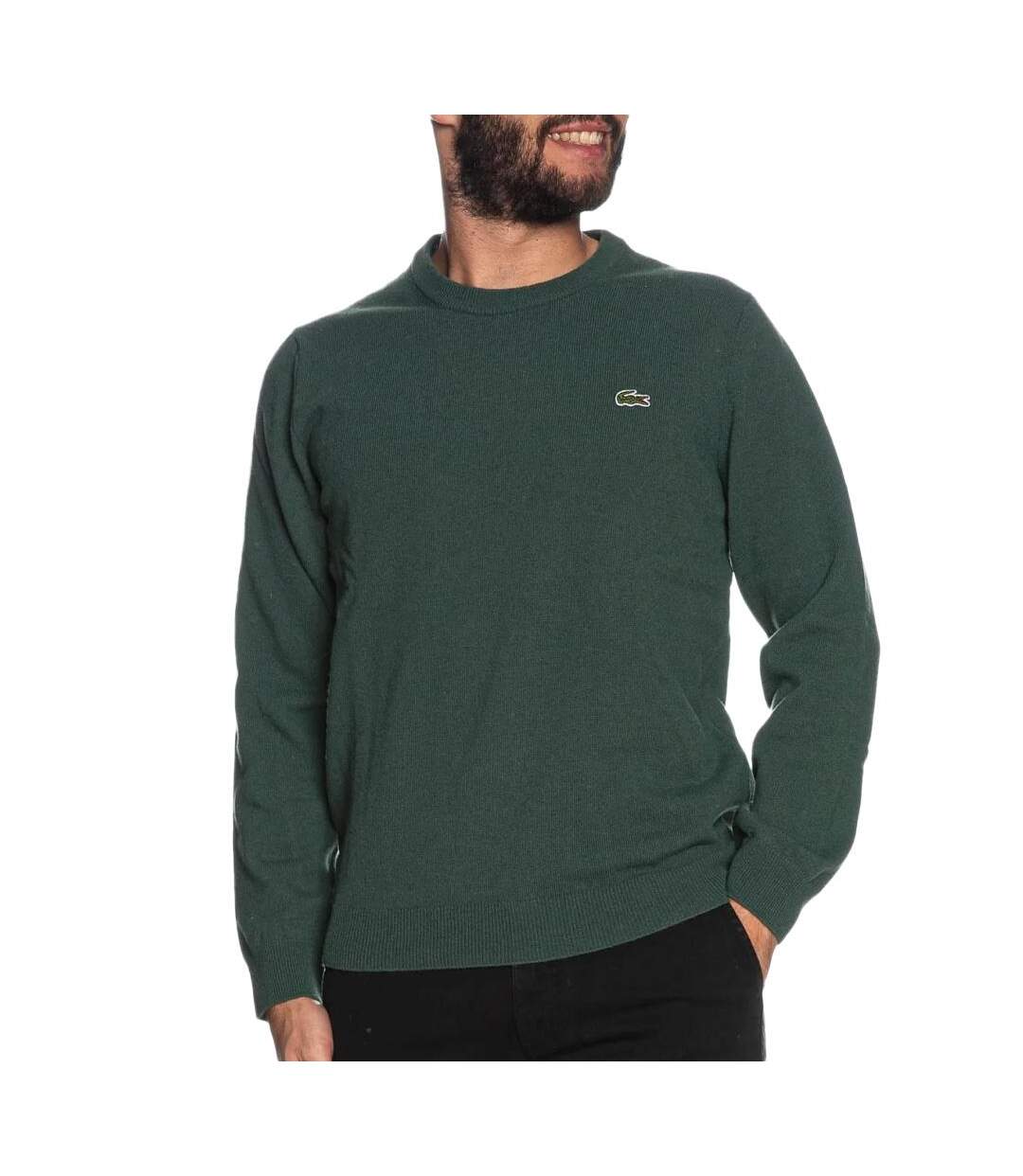 Pull vert foncé homme lacoste jardin - 3xl-1