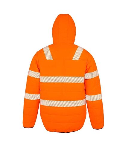 Result Genuine Recycled Unisex Adult Ripstop Safety Jacket (Fluorescent Orange) - UTPC4305