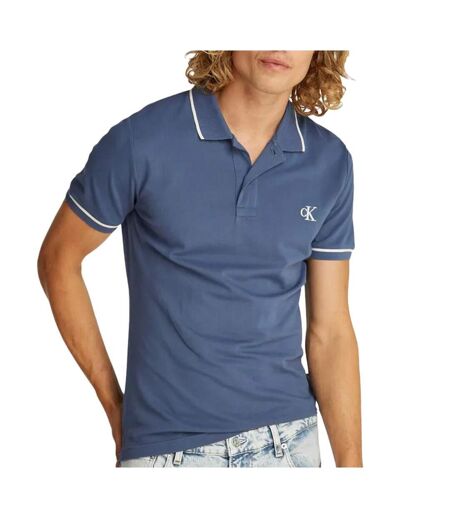 Polo bleu foncé homme calvin klein jeans j30j315 - m