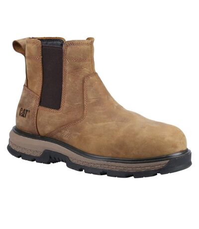 Mens exposition leather safety boots pyramid Caterpillar