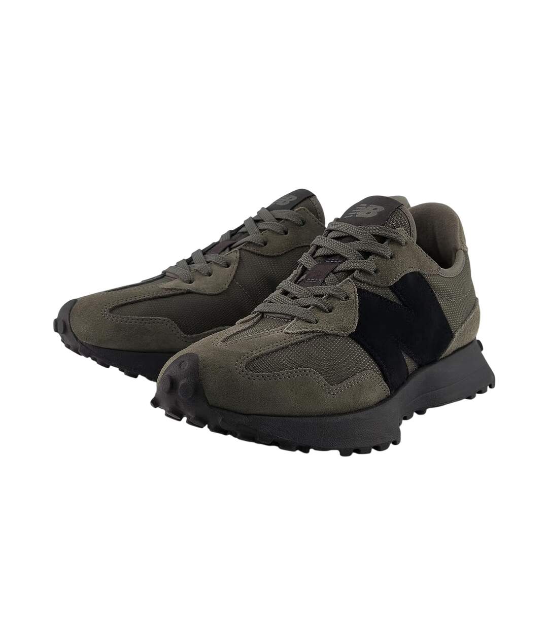 Mens 327 Retro Trainers Tornado Black New Balance-4