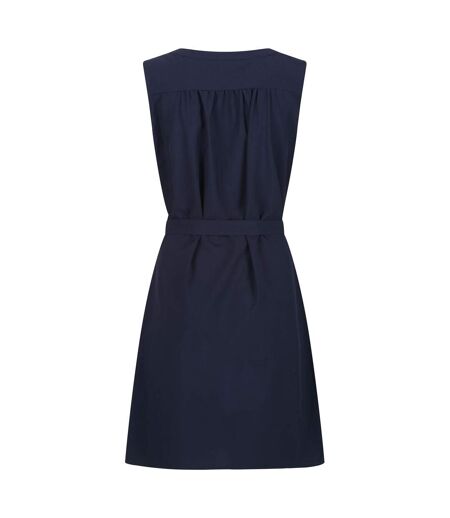 Womens/ladies Highton Stretch Shirt Dress Navy Regatta