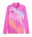 Mens Graphic Print Drill Top Pink Black Puma-1