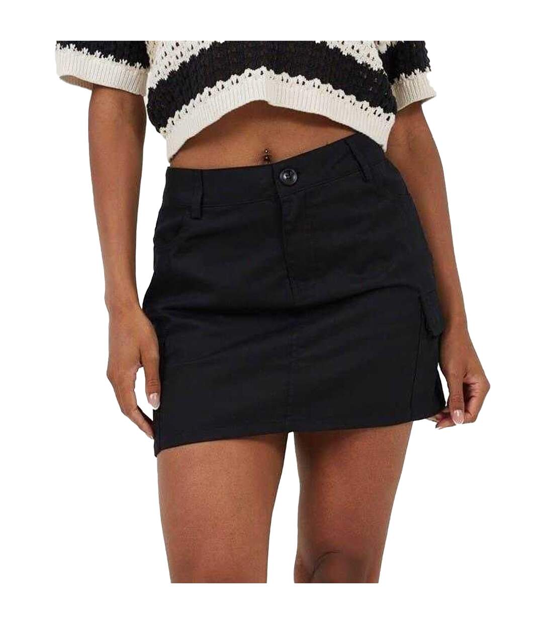 Mini Jupe Femme Noir Brave Soul-2