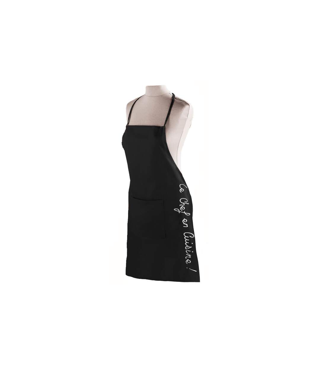 Tablier de Cuisine Cuistot 84cm Noir-1