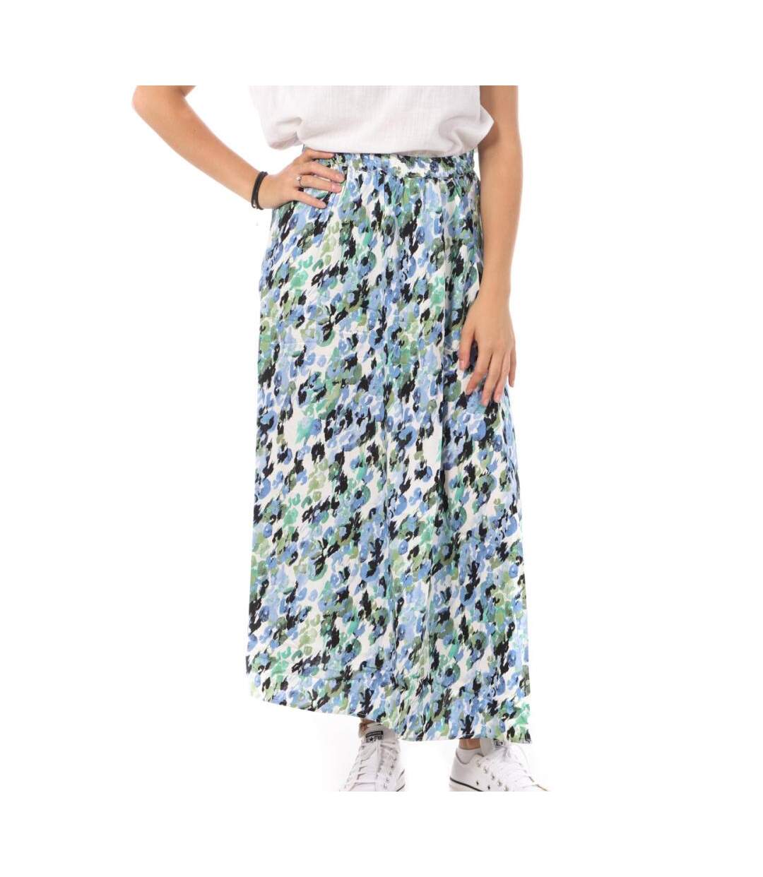 Jupe Longue Vert/Bleu Femme Vero Moda Maxi - XS