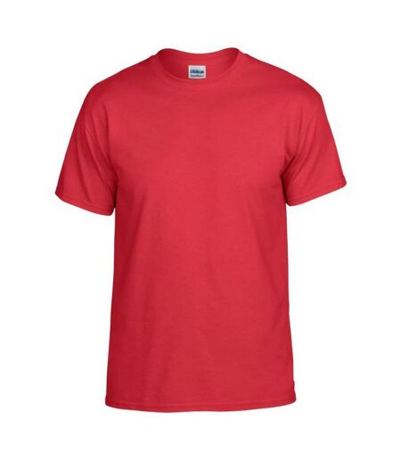 Mens plain lightweight t-shirt red Gildan