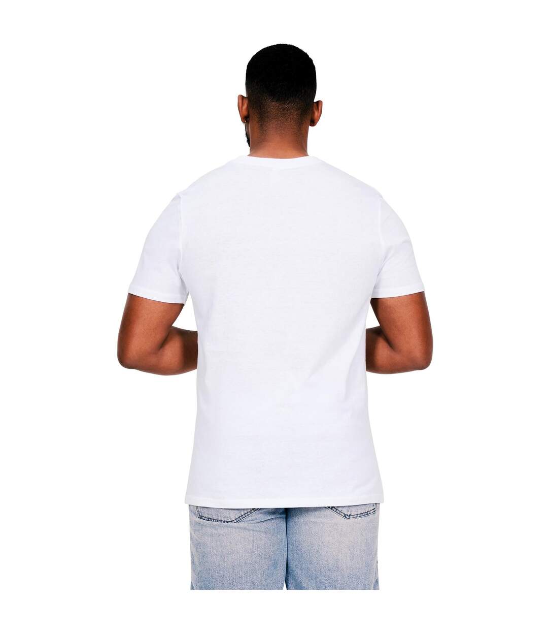 Mens muscle ringspun cotton tall t-shirt white Casual Classics