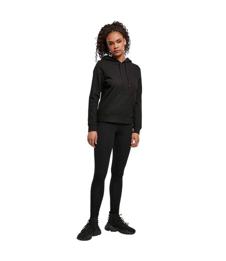 Womens/ladies Basic Hoodie Black Build Your Brand