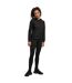 Womens/ladies Basic Hoodie Black Build Your Brand-1