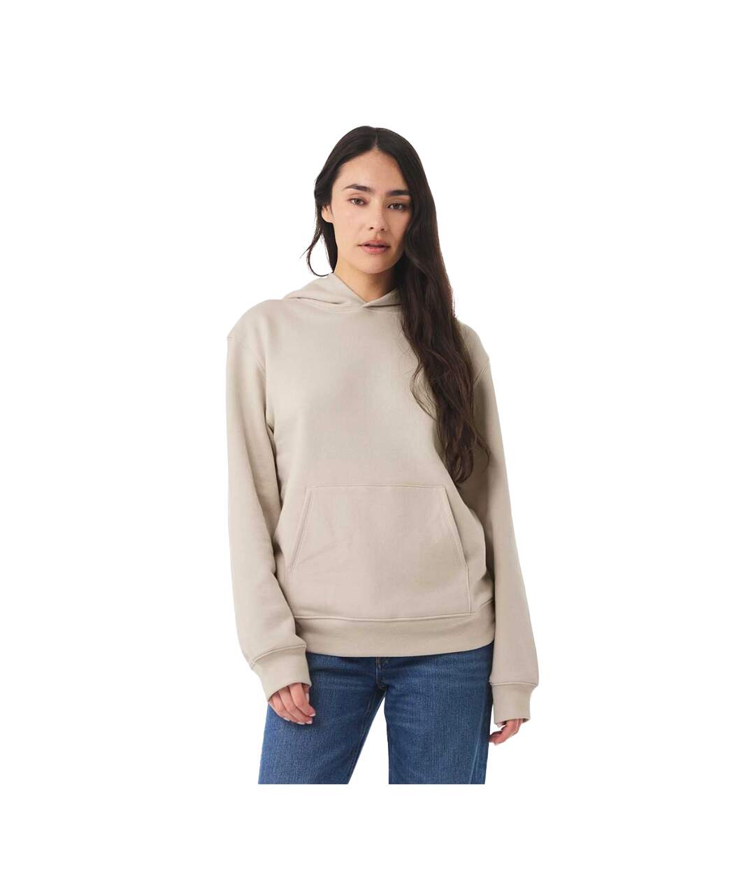 Sweat À Capuche Adulte Gris Bella + Canvas-1