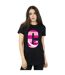 Disney Womens/Ladies Alphabet A Is For Alice Cotton Boyfriend T-Shirt (Noir) - UTBI8626-2