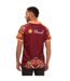 Mens 2024 Queensland Maroons Replica Jersey Burgundy Puma-2