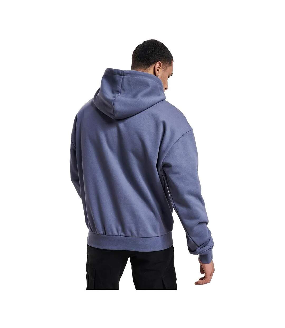 Sweat À Capuche Flying High Homme Vieux Bleu Mister Tee-4