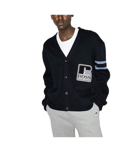 Mens Krussel Cardigan Dark Blue Boss X Russel