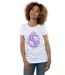Disney - T-shirt THE DESCENDANTS AURADON PREP CREST - Femme (Blanc) - UTBI17687-2
