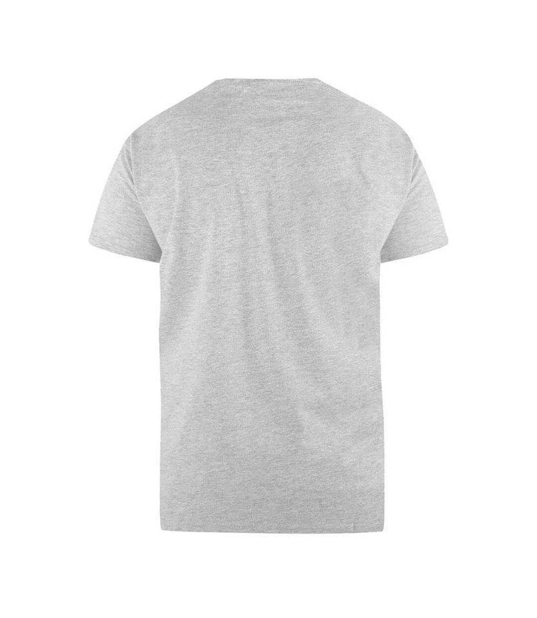 T-shirt d555 signature homme gris Duke-3