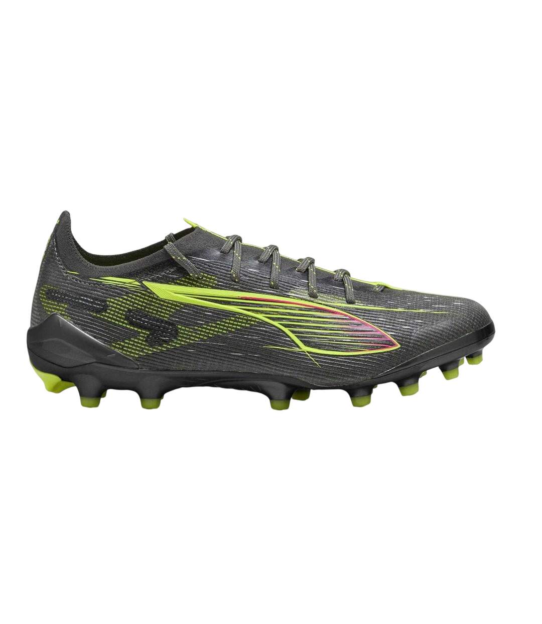 Womens/ladies Ultra 5 Ultimate Firm Ground Football Boots Matt Silver Puma-1