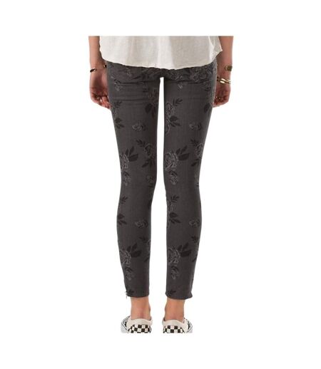 Jean Noir Femme Vans Moto Skinny Denim - 24