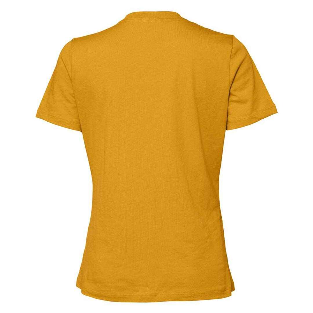 T-shirt femme jaune foncé Bella + Canvas-2