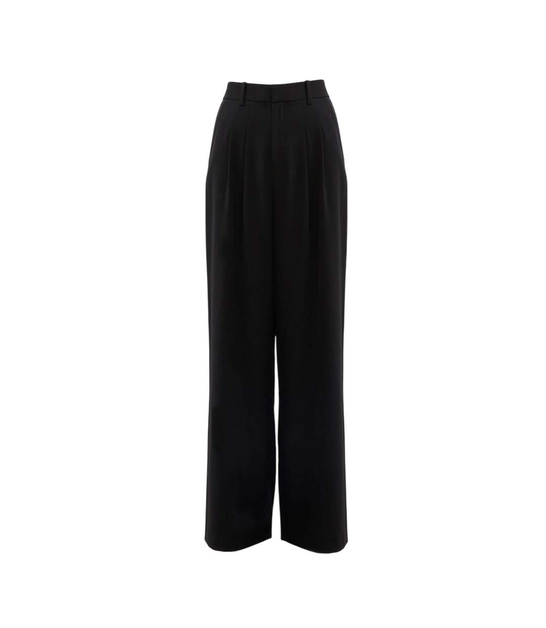 Pantalon De Costume Motif/style Plissé Harry Femme Noir French Connection-3