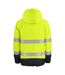 Mens Functional Reflective Tape Padded Jacket Yellow Black Projob-2