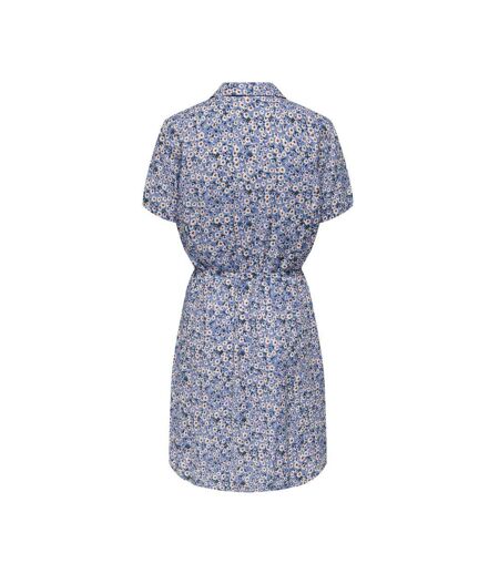 Robe bleu imprimé femme jdy starr - 38