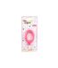 Bougie d'Anniversaire Paillette Chiffre 0 7cm Rose