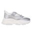 Womens/ladies Privy Embellished Trainers Coin Silver Steve Madden-1
