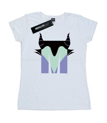 Disney - T-shirt ALPHABET M IS FOR MALEFICENT - Femme (Blanc) - UTBI14980
