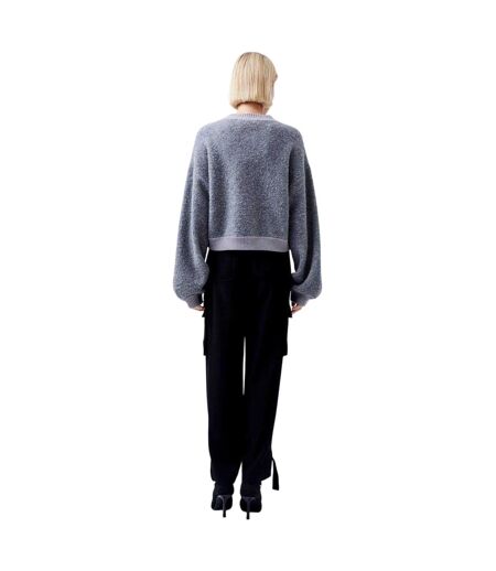 Cardigan Manches Bouffantes Melissa Femme Gris French Connection