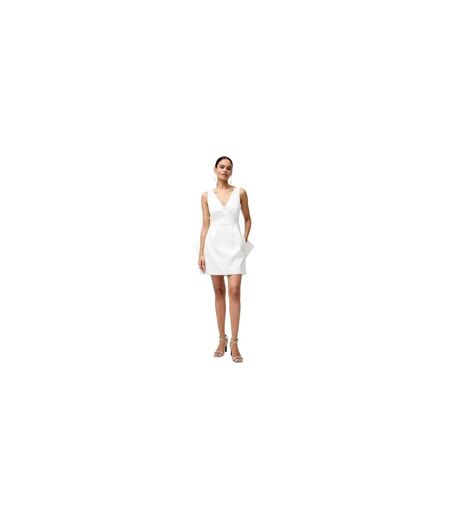 Robe Courte Motif/style Nœud Beverly Femme Blanc French Connection