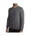 Pull gris foncé homme tbs granit-1