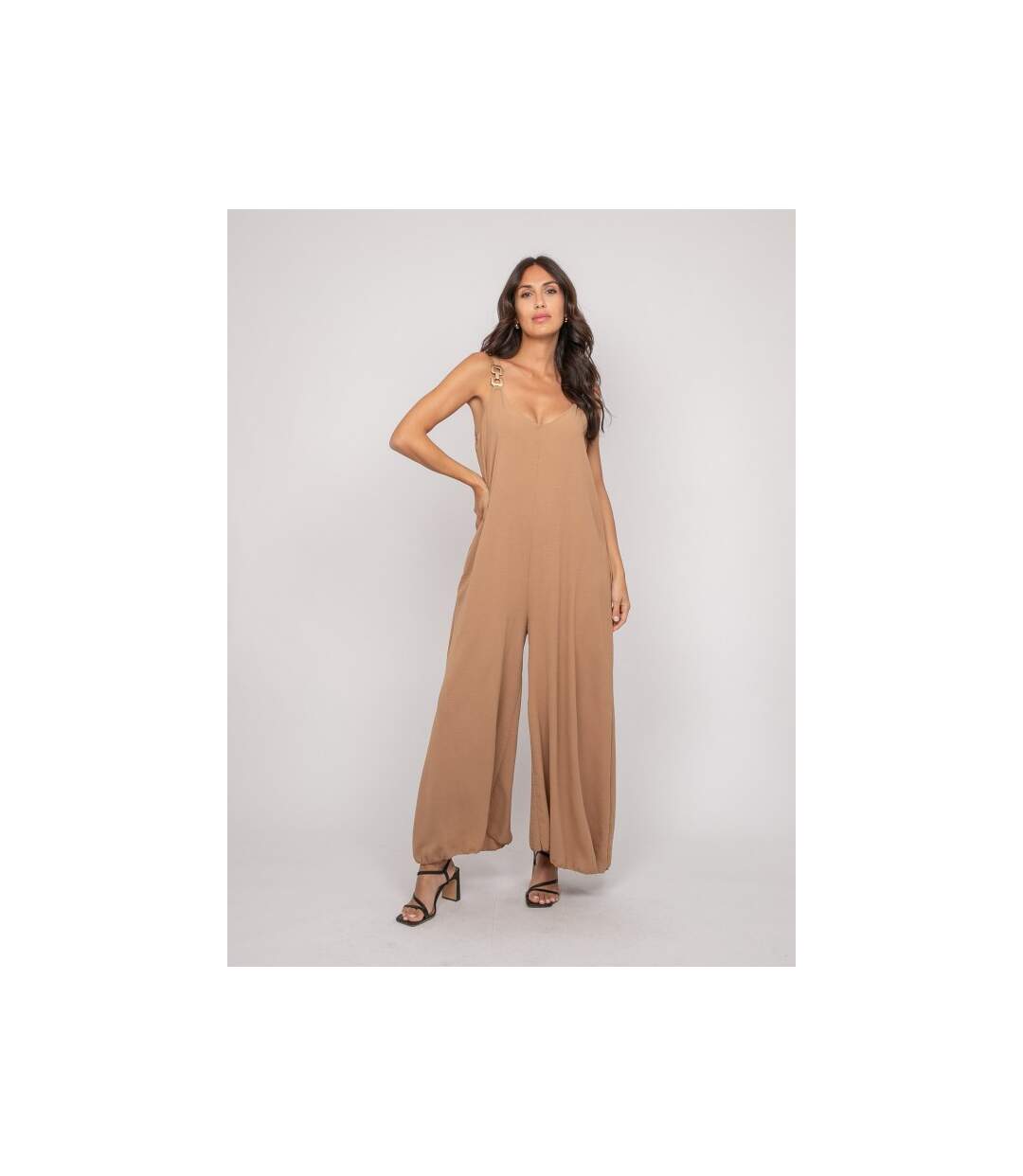 Combinaison pantalon fluide ECHINE - Dona X Lisa-1
