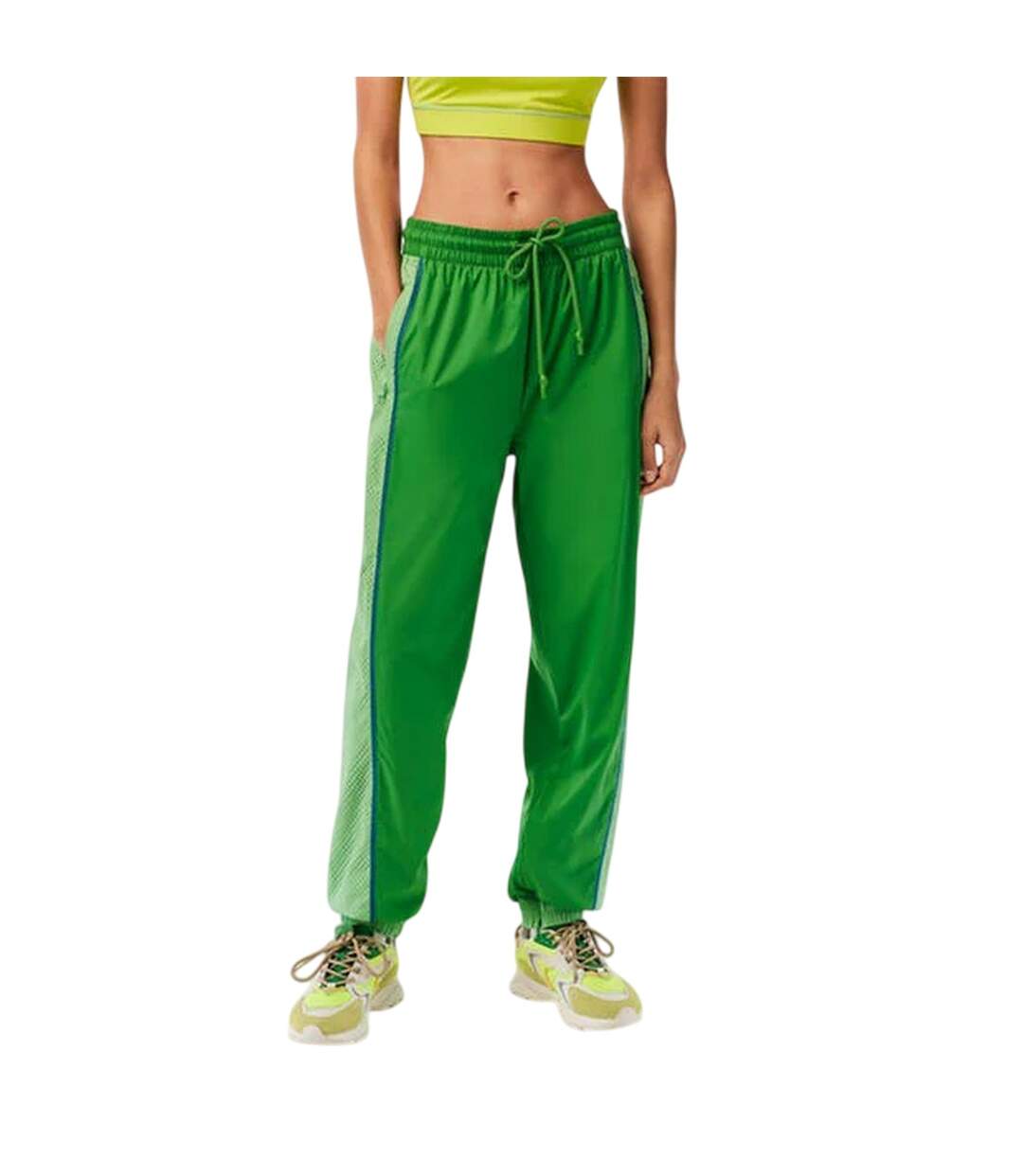 Pantalon De Survêtement Motif/style Blocs De Couleurs Femme Estragon Lacoste-2