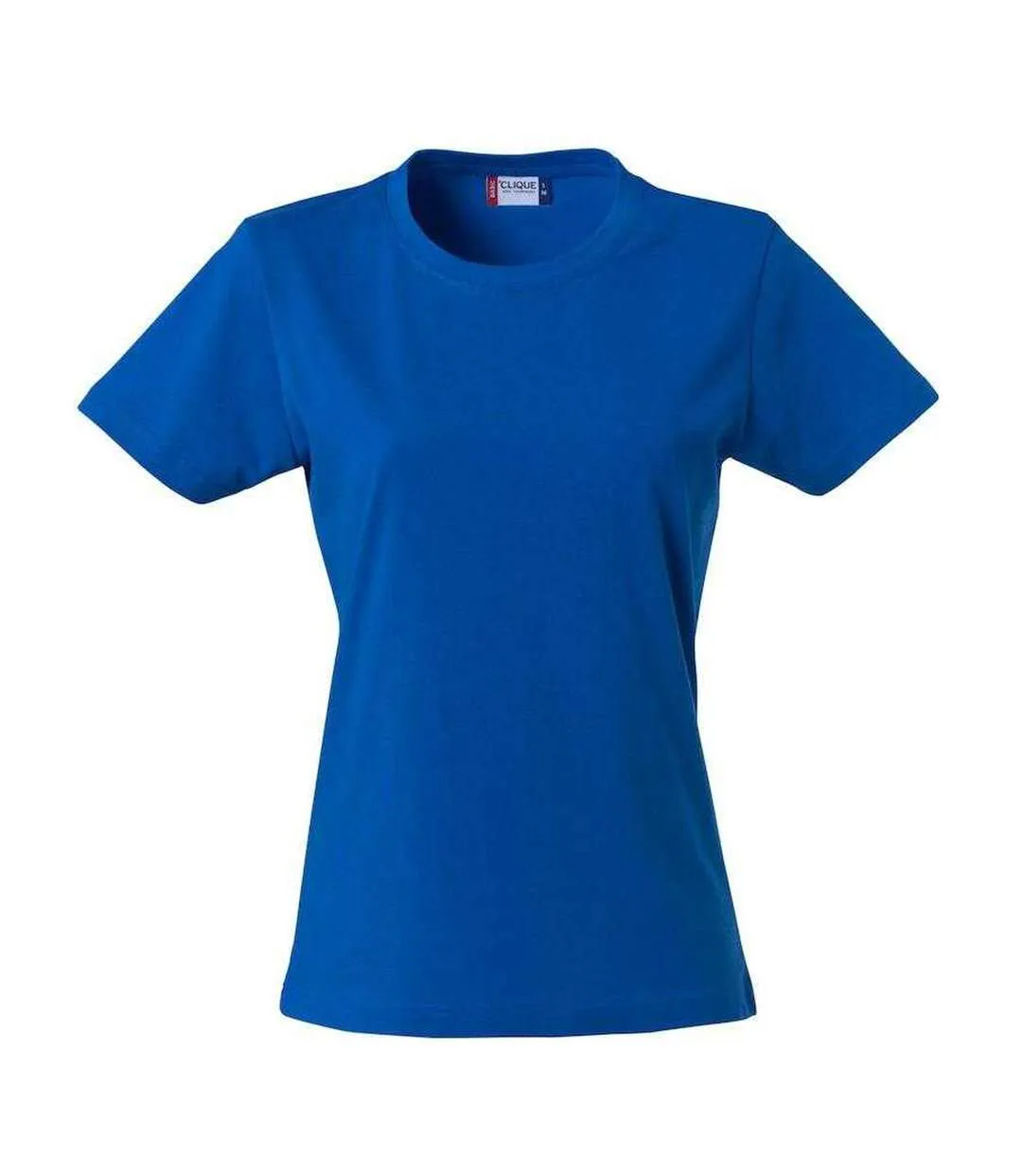 Womens/ladies Plain T-shirt Royal Blue Clique-1