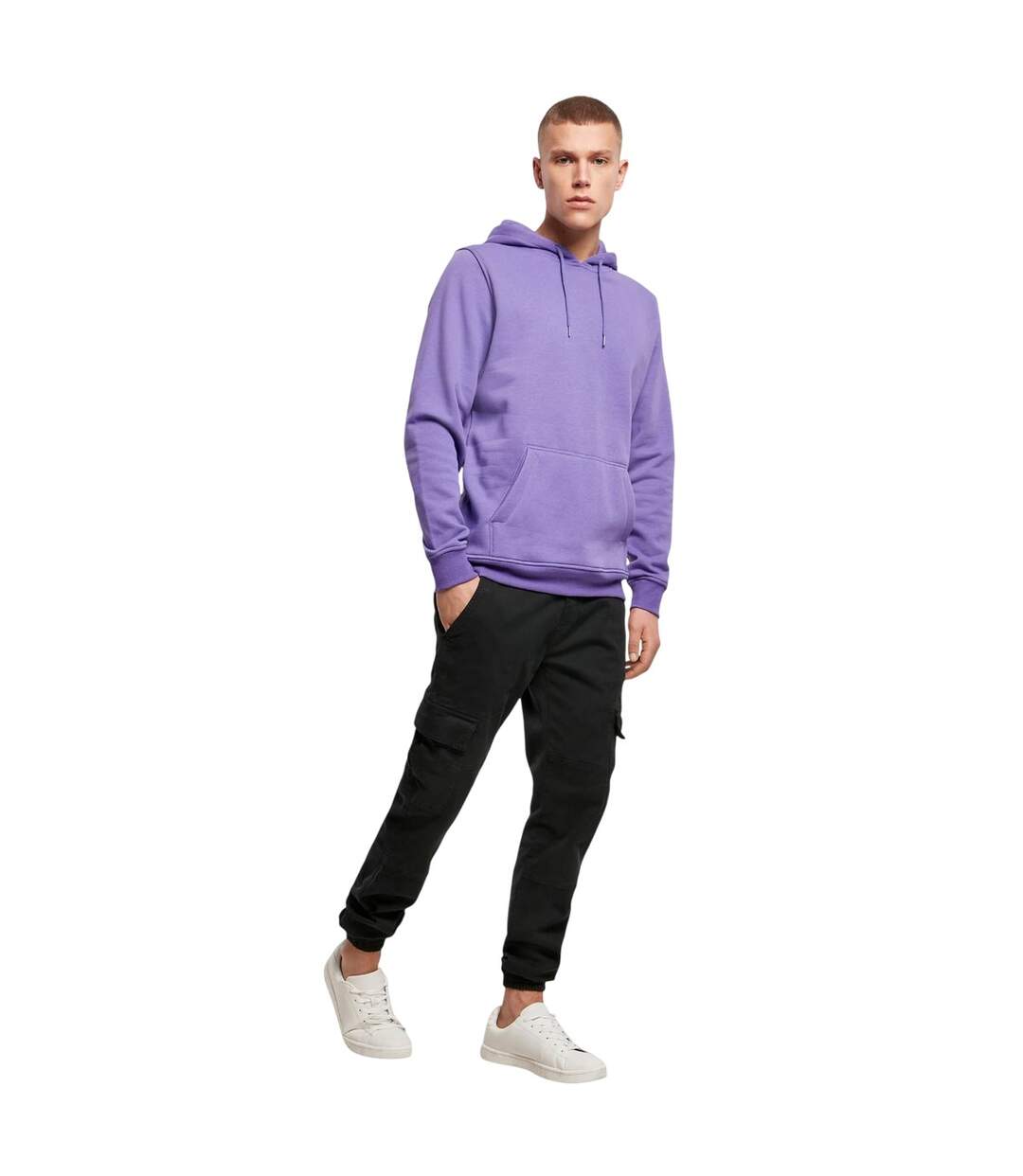 Sweat À Capuche Homme Ultra Violet Build Your Brand-1