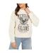 Womens/ladies Wild & Free Sweatshirt Beige Brave Soul-2