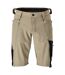 Mens Advanced Work Shorts Light Khaki Black Mascot-1