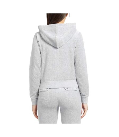 Veste à capuche femme argenté Juicy Couture