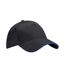 Casquette de baseball noir / bleu roi vif Beechfield