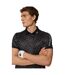 Mens Ikat Collared Polo Shirt Black J.Lindeberg-4
