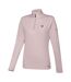 Haut De Sport Uni Et Extensible À Col Montant Zippé Lowline Femme Rose Pâle Dare 2B-4