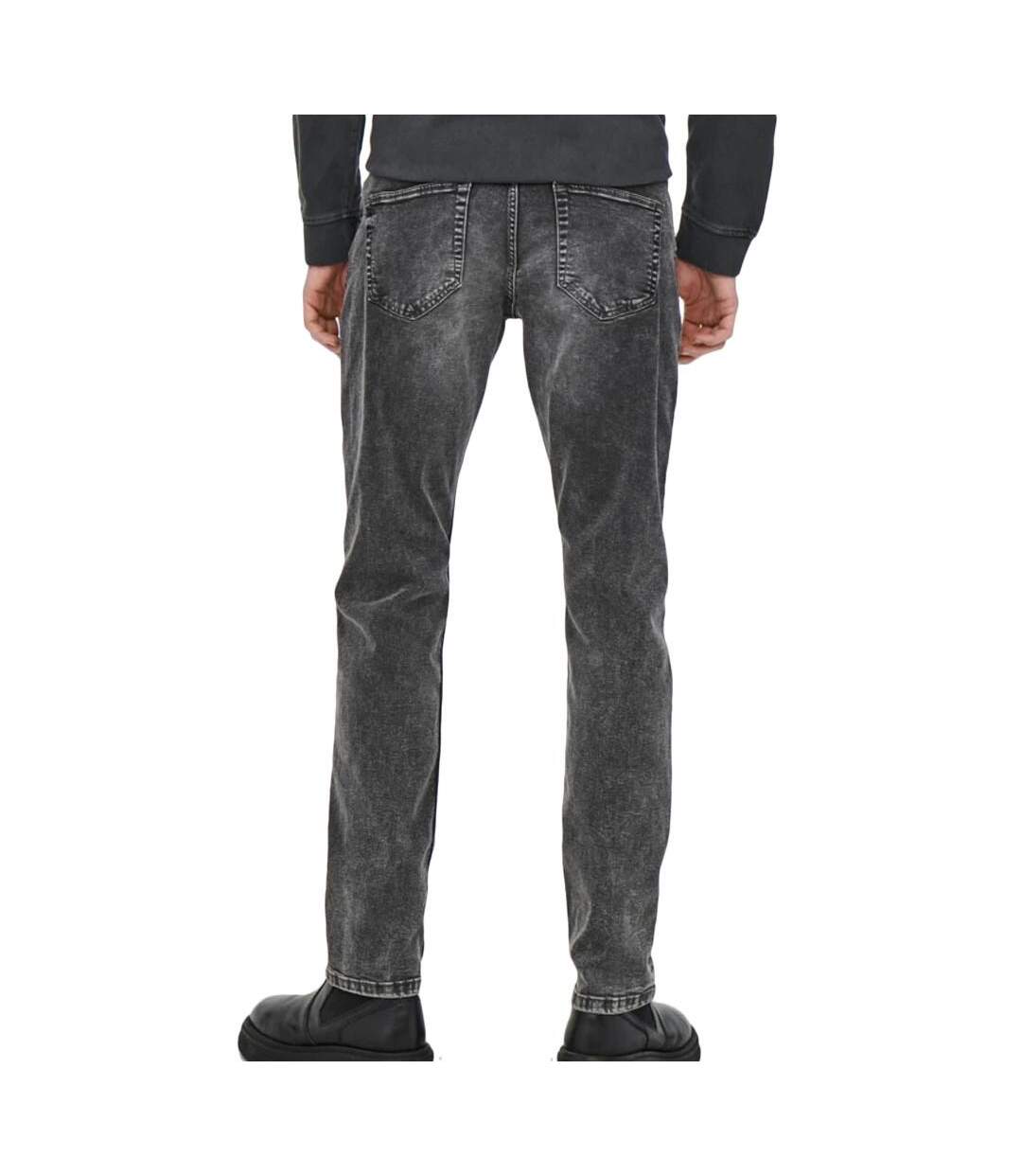 Jean Regular Gris Homme Only & Sons 22026458 - W36-L32-2